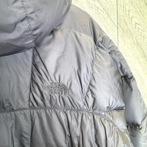 The North Face 600 Quilted Down Fill Parka Womens Size XL Long Winter Coat - Picture 6 of 10